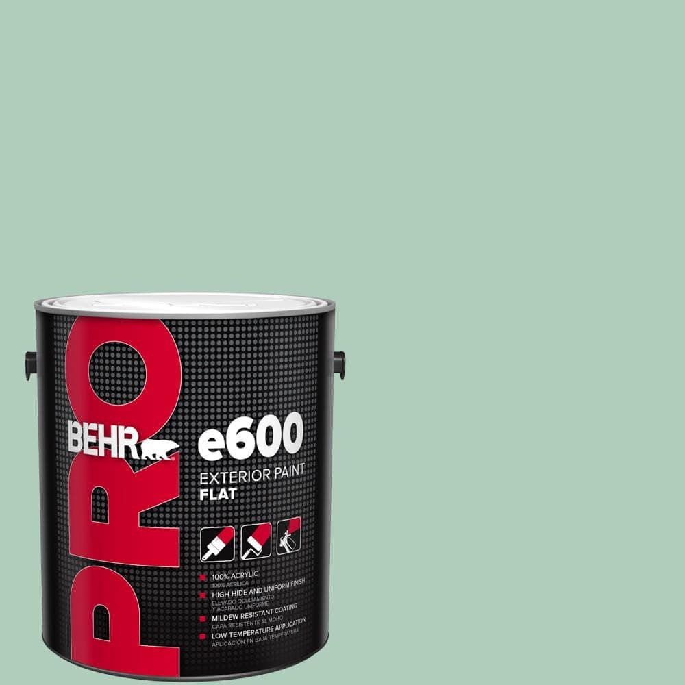 BEHR PRO 1 gal. #T13-12 Jazzy Jade Flat Paint