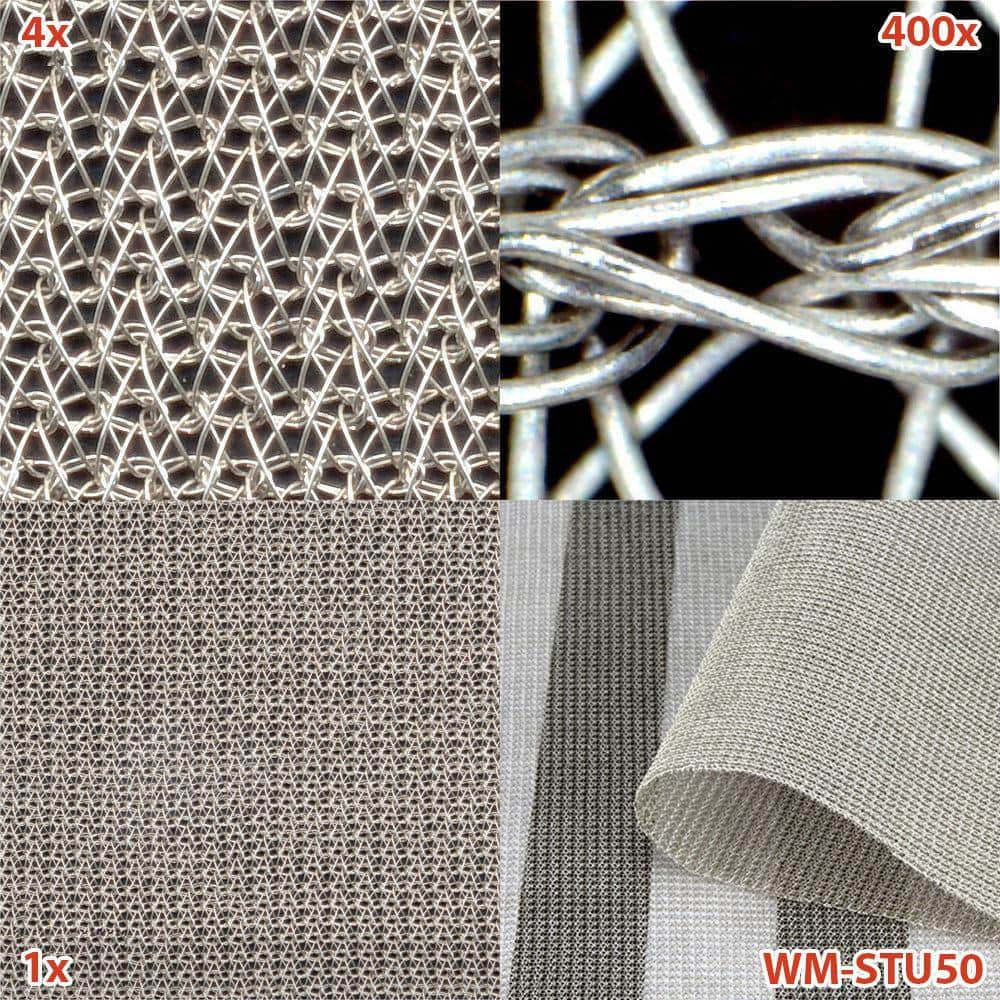 WOREMOR 4.26 ft. W x 1 ft. L WM-STU50 EMF Protection Fabric (2)