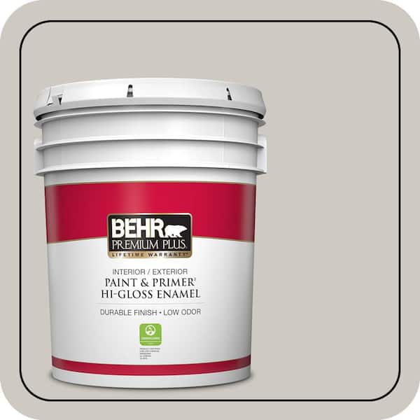 BEHR PREMIUM PLUS Home Decorators Collection #HDC-WR14-2 Winter Haze Enamel & Primer Color Sample (4)