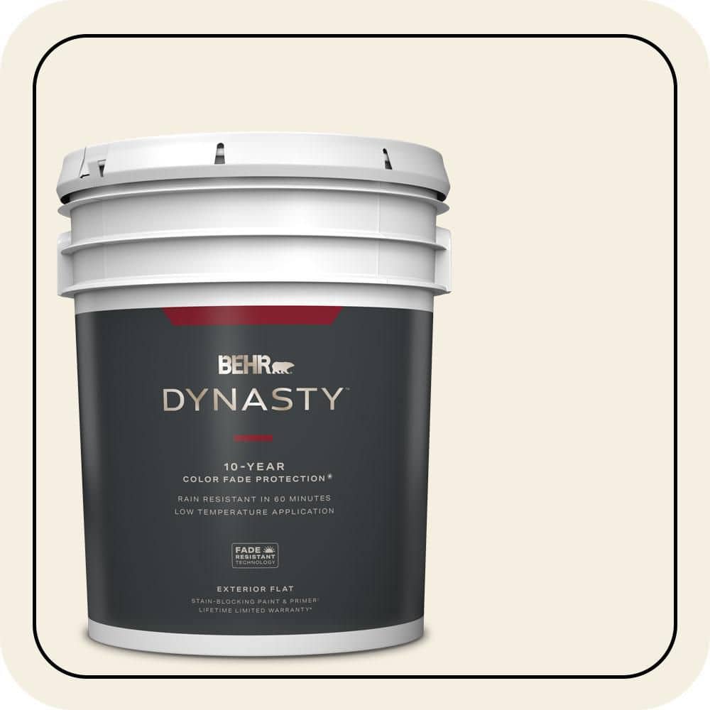 BEHR DYNASTY 5 gal. #W-B-210 Divine Pleasure Flat Exterior Stain-Blocking Paint & Primer