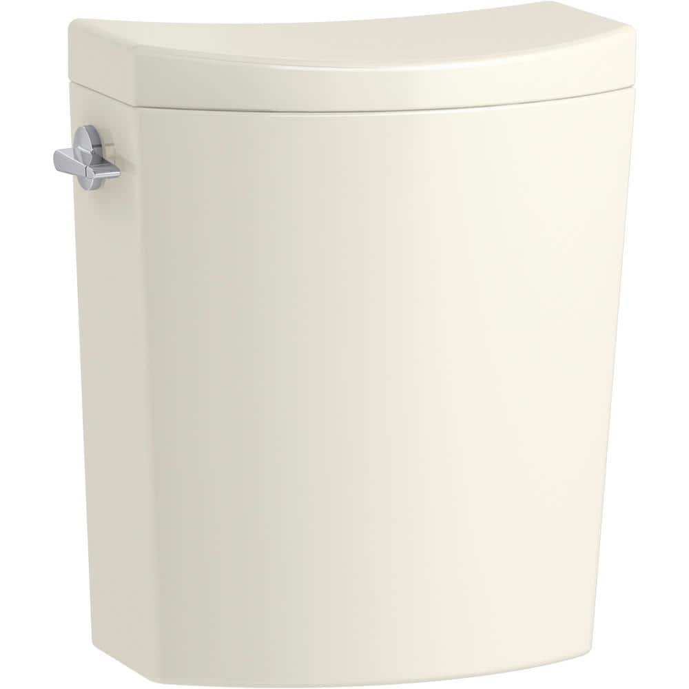 KOHLER Persuade Curv 1.0 or 1.6 GPF Dual Flush Gravity Fed Technology Toilet Tank Only in Biscuit
