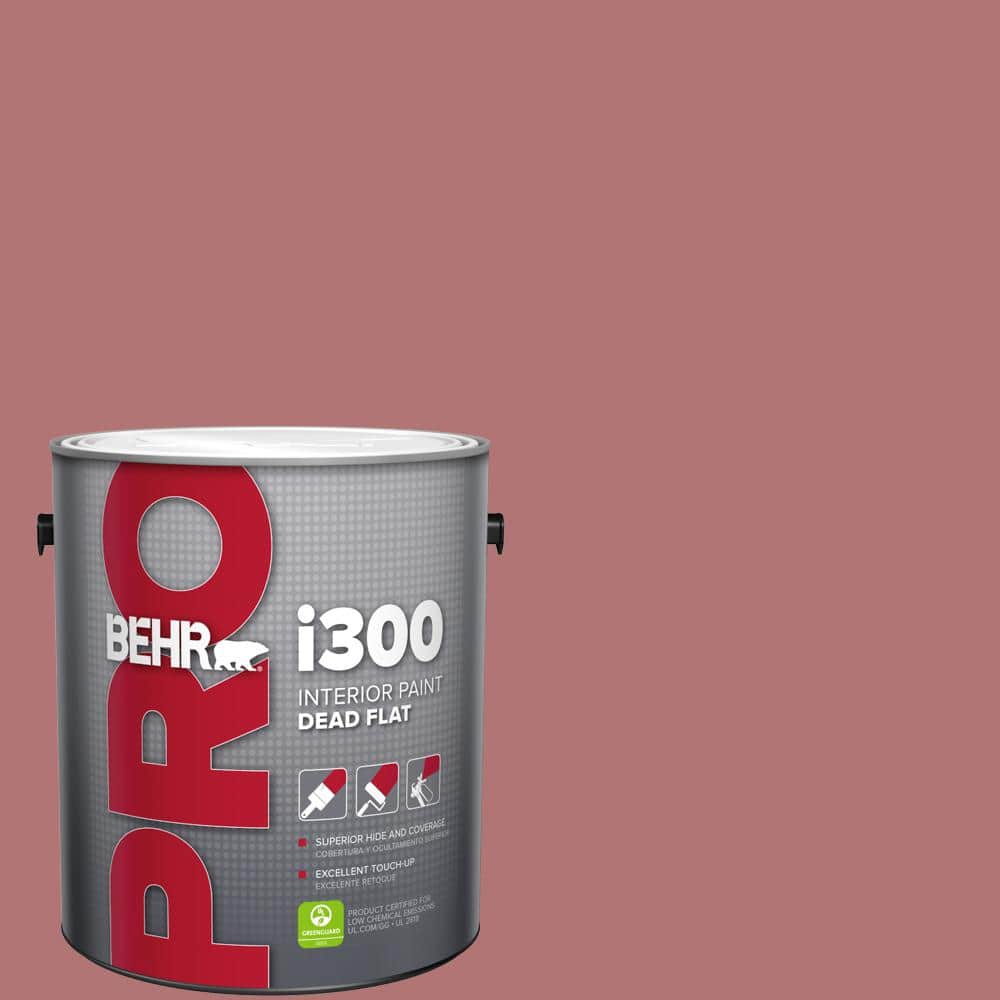 BEHR PRO 1 gal. #S140-5 Red Gerbera Dead Flat Interior Paint