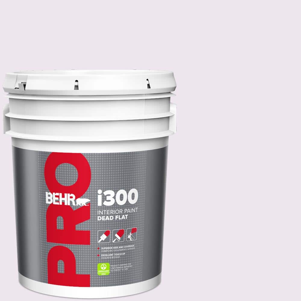 BEHR PRO 5 gal. #M570-1 In the Spotlight Dead Flat Interior Paint