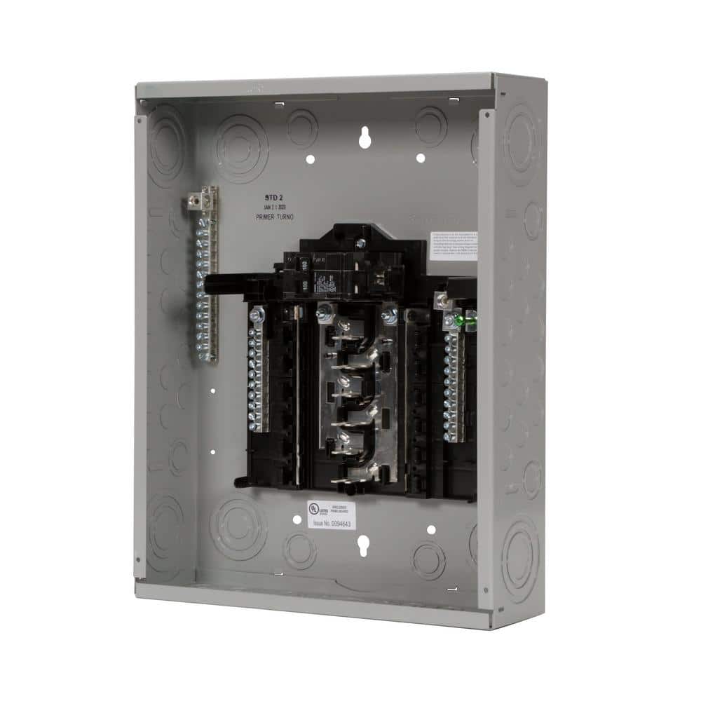 Siemens SN Series 100 Amp 12-Space 24-Circuit Indoor Main Breaker Plug-On Neutral Load Center (3)