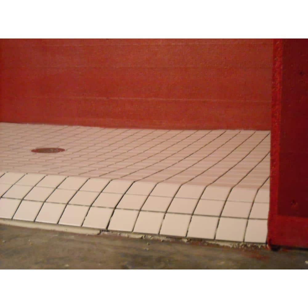 Goof Proof Shower 2-3/8 in. Tall x 8 in. Wide x 30 in. Long Handi-Kirb Adjustable Wheel Chair Shower Curb (3)
