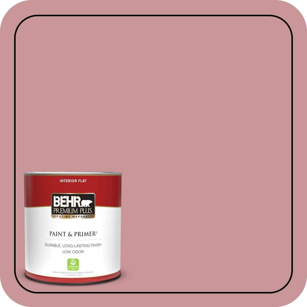 BEHR PREMIUM PLUS #S140-4A Dusty Rose Flat Low Odor and Primer