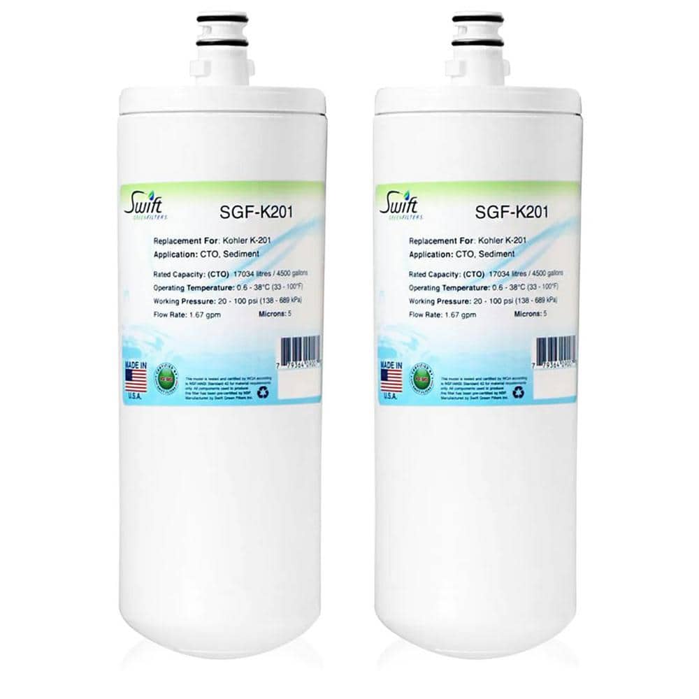 Swift Green Filters SGF-k201 Replacement Commercial Water Filter Cartridge for k201, (2-Pack) (1)