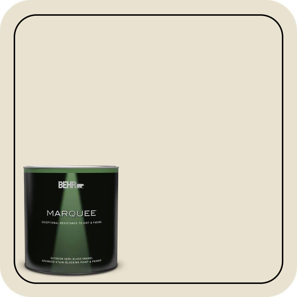 BEHR MARQUEE 1 qt. #S330-1 Baby Artichoke Semi-Gloss Enamel Exterior Paint & Primer