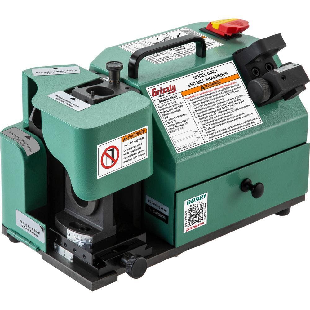 Grizzly Industrial End Mill Sharpener (2)