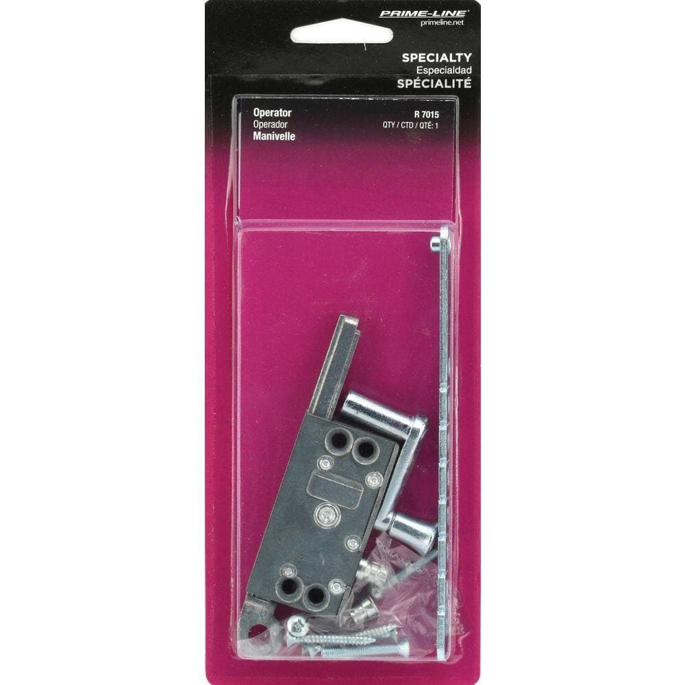 Prime-Line Louvre Window Operator Assembly, Side Mount, Diecast (2)