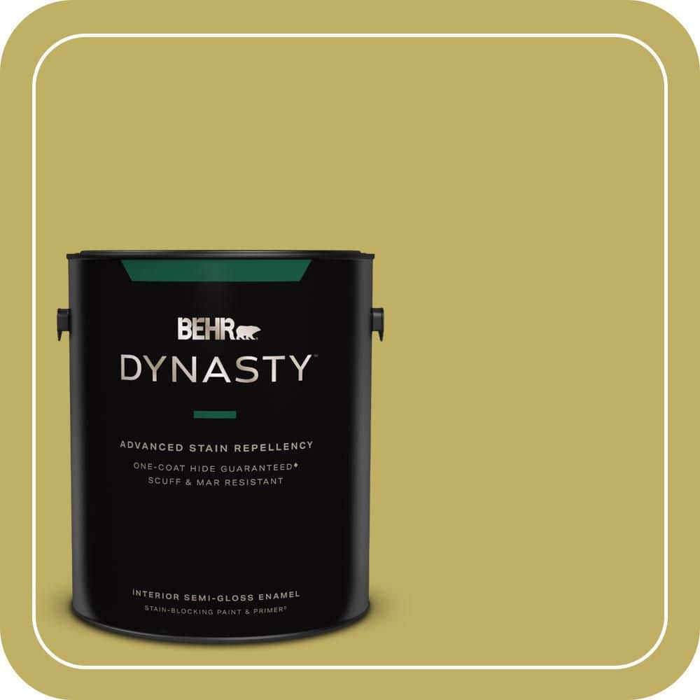 BEHR DYNASTY 1 gal. #PPU9-06 Riesling Grape Semi-Gloss Enamel Interior Stain-Blocking Paint & Primer