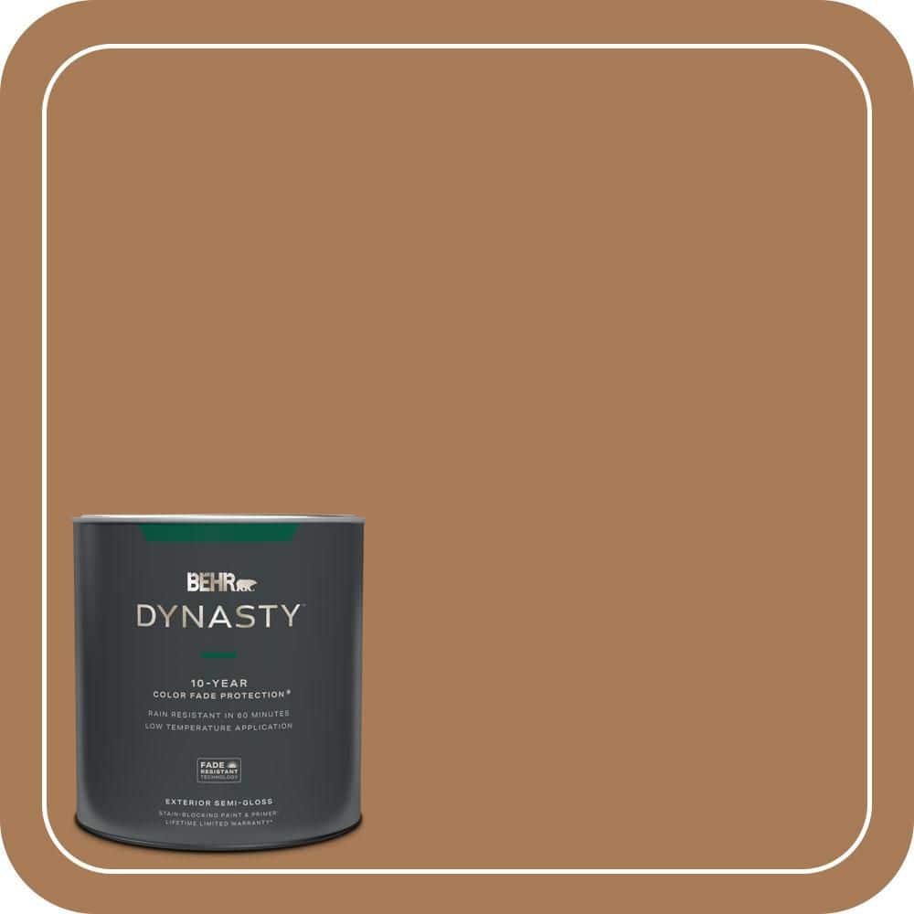 BEHR DYNASTY 1 qt. #S270-7 Antique Penny Semi-Gloss Exterior Stain-Blocking Paint & Primer