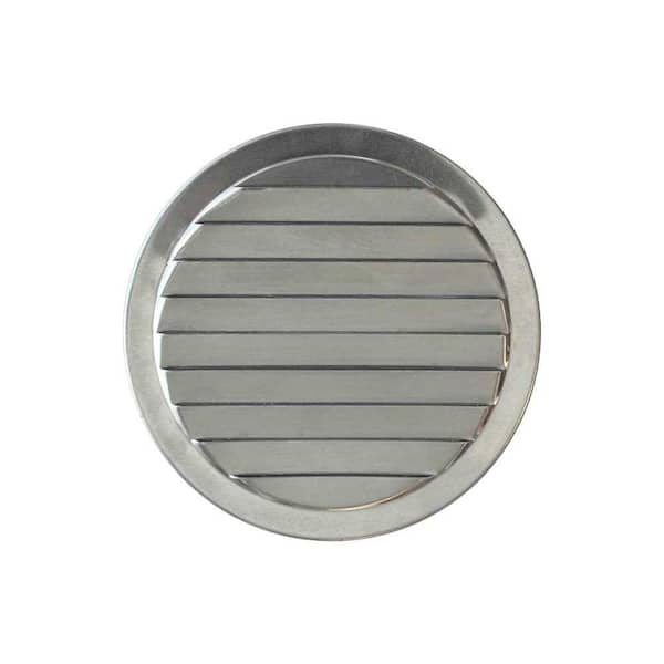 Gibraltar Building Products 3.5 in x 0.63 in. Round Top Aluminum Roof Louvers (2)