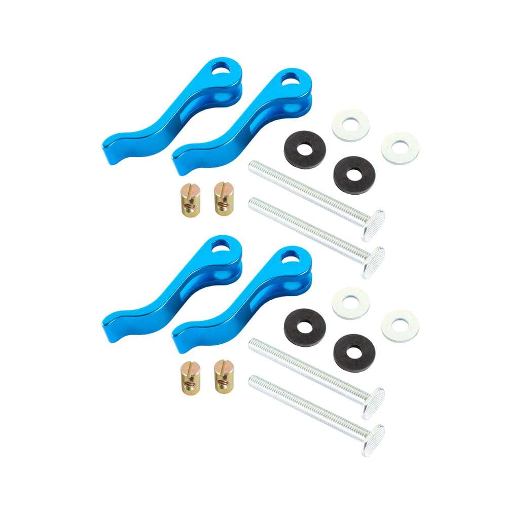 POWERTEC 5/16 in.-18 Threaded Insert Aluminum Cam Clamp for Woodworking (4-Pack) (3)