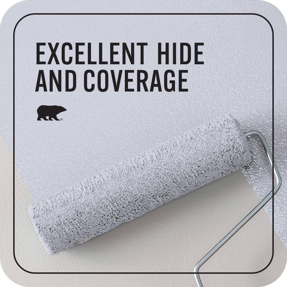 BEHR PREMIUM PLUS 1 qt. #630E-2 Purple Veil Flat EcoMix Plant-Based Interior Paint & Primer (2)