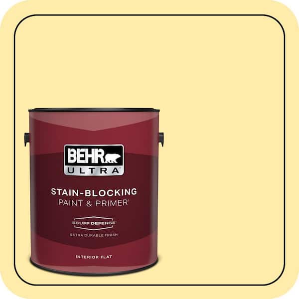 BEHR ULTRA 1 gal. #P300-3 Rite of Spring Extra Durable Flat Interior Paint & Primer (2)