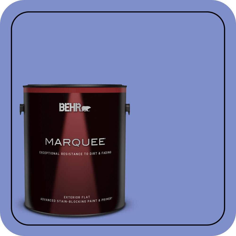 BEHR MARQUEE 1 gal. #P540-5 Pansy Garden Flat Exterior Paint & Primer