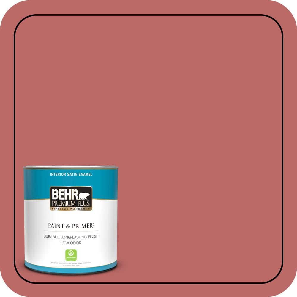 BEHR PREMIUM PLUS #MQ1-11 Drama Queen Enamel Low Odor & Primer (1)