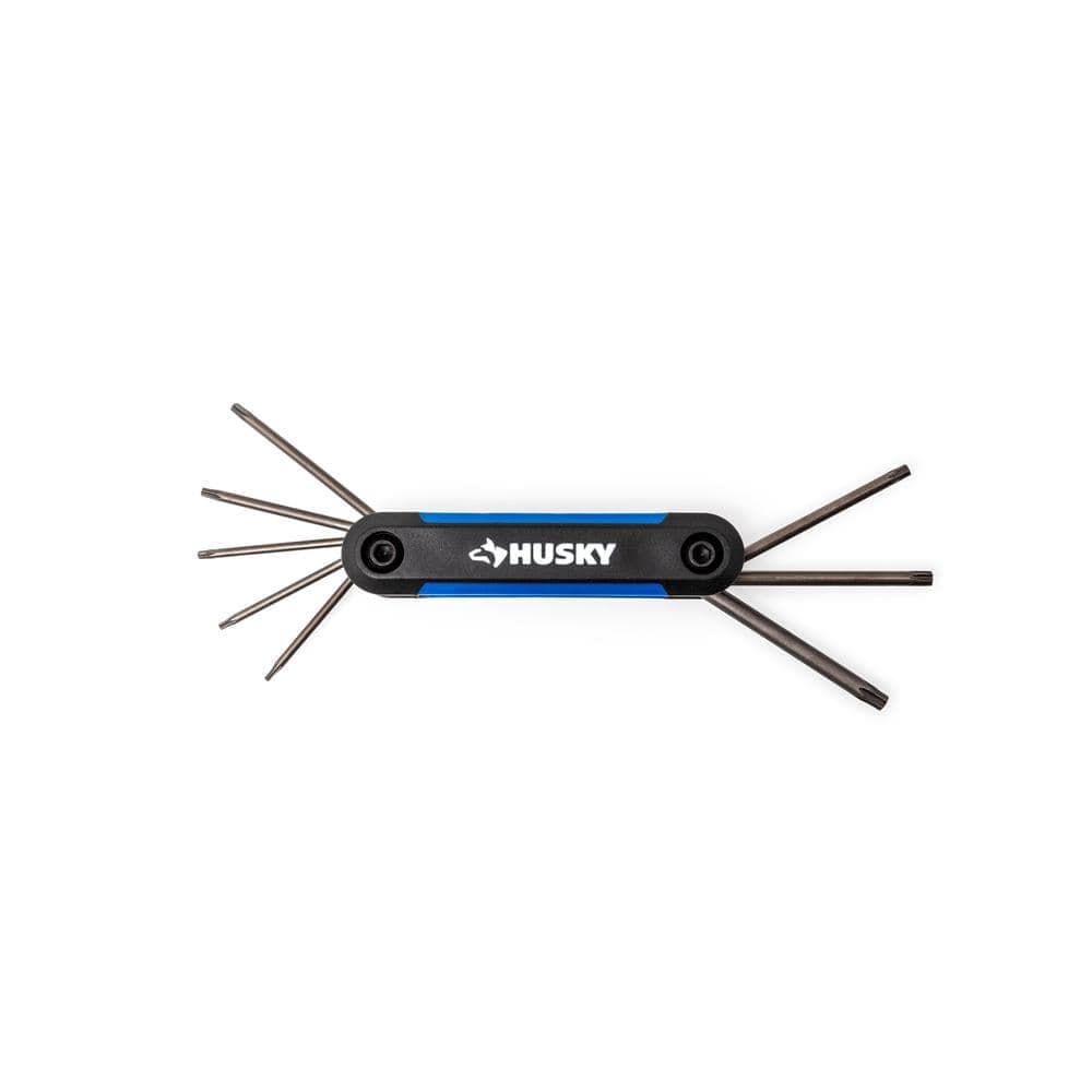 Husky Mini Folding Torx Key Set (8-Piece)