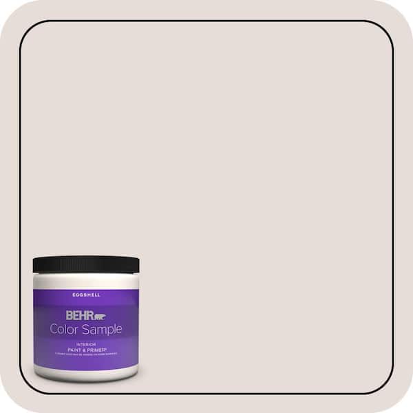 BEHR PREMIUM PLUS 8 oz. #PR-W11 Patience Eggshell Enamel Interior Paint & Primer Color Sample (2)