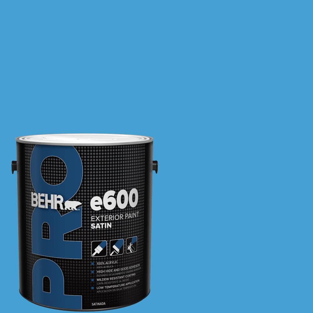 BEHR PRO 1 gal. #P500-5 Peaceful River Satin Exterior Paint