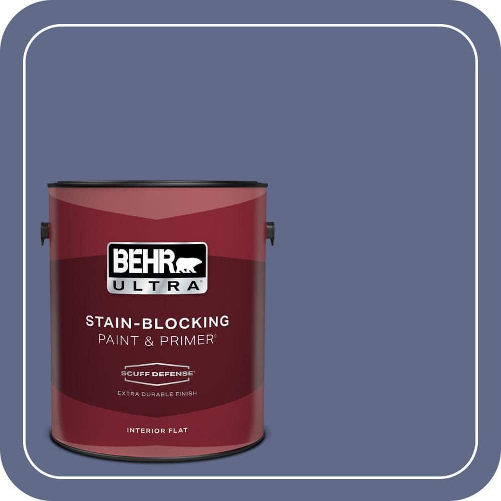 BEHR ULTRA 1 gal. #S540-6 Dangerously Elegant Extra Durable Flat Interior Paint & Primer (1)