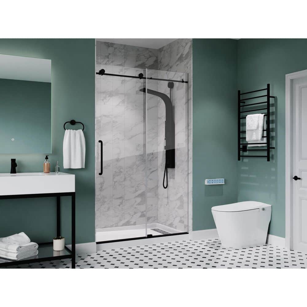 ANZZI Alexander 60 in. L x 36 in. W Alcove Shower Pan Base with Right Drain in Glossy White Marine Acrylic (3)
