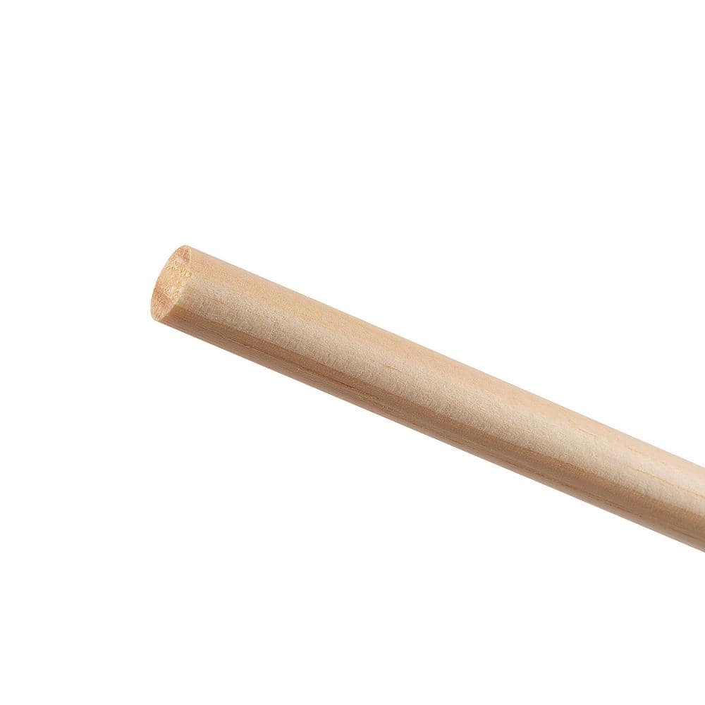 Waddell Pine Round Dowel - 48 in. x 0.4375 in. - Sanded and Ready for Finishing - Versatile Wooden Rod for DIY Home Projects (2)