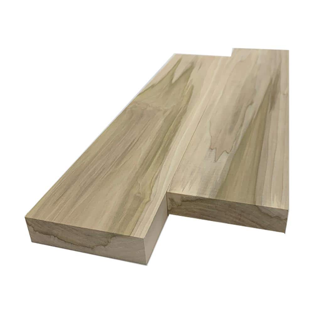 Swaner Hardwood 2 in. x 6 in. x 4 ft. Poplar S4S Board (2-Pack) (1)