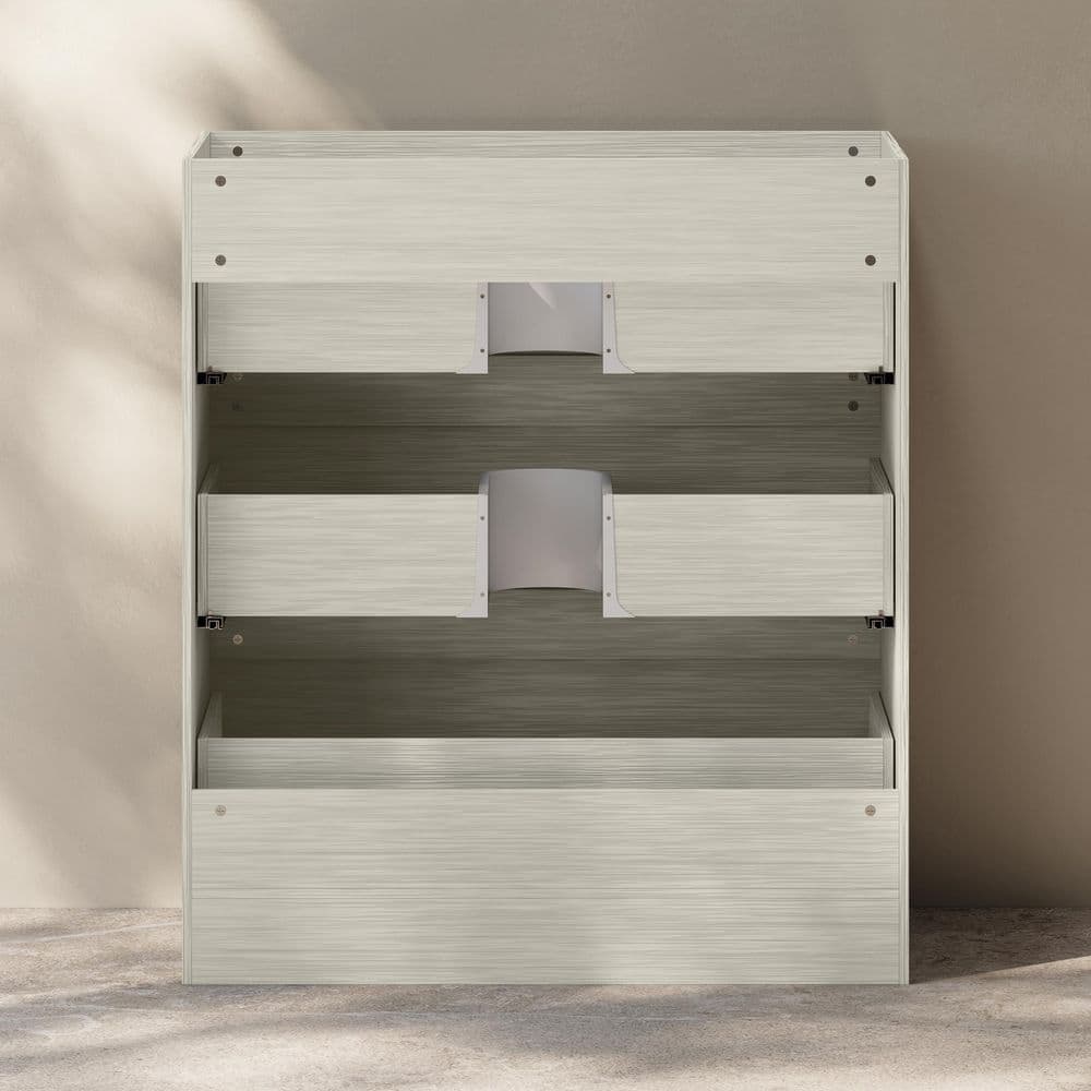 Swiss Madison Liberte 30 in. Freestanding Bath Vanity Cabinet without Top in White Oak (3)