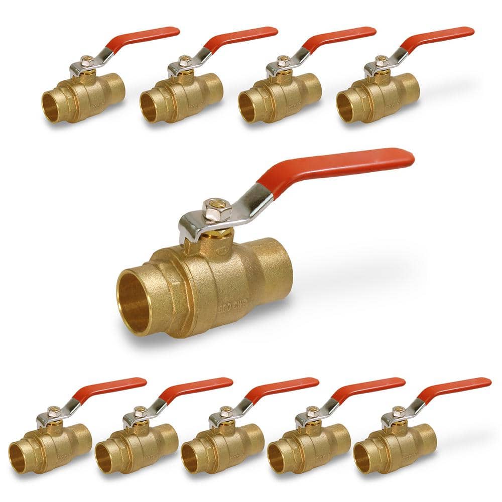 PLUMBFLEX Premium Brass Gas Ball Valve, with SWT Connections Pack) (1)