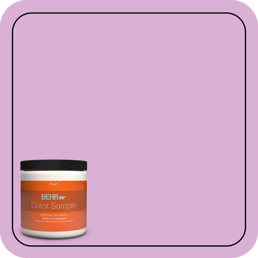 BEHR PREMIUM PLUS 8 oz. #P110-3 BFF Flat Interior/Exterior Paint & Primer Color Sample