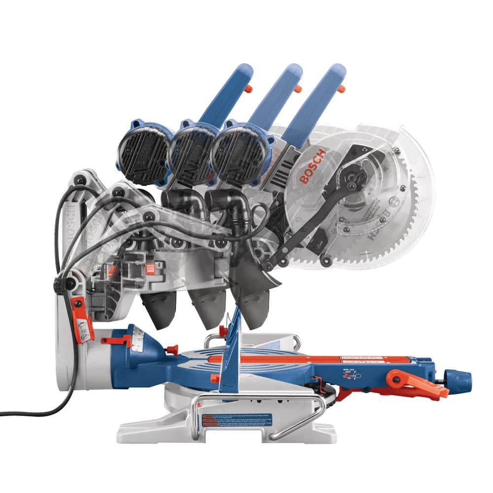 Bosch 15 Amp Corded 10 in. Dual-Bevel Sliding Glide Miter Saw with 60-Tooth Carbide Saw Blade (3)