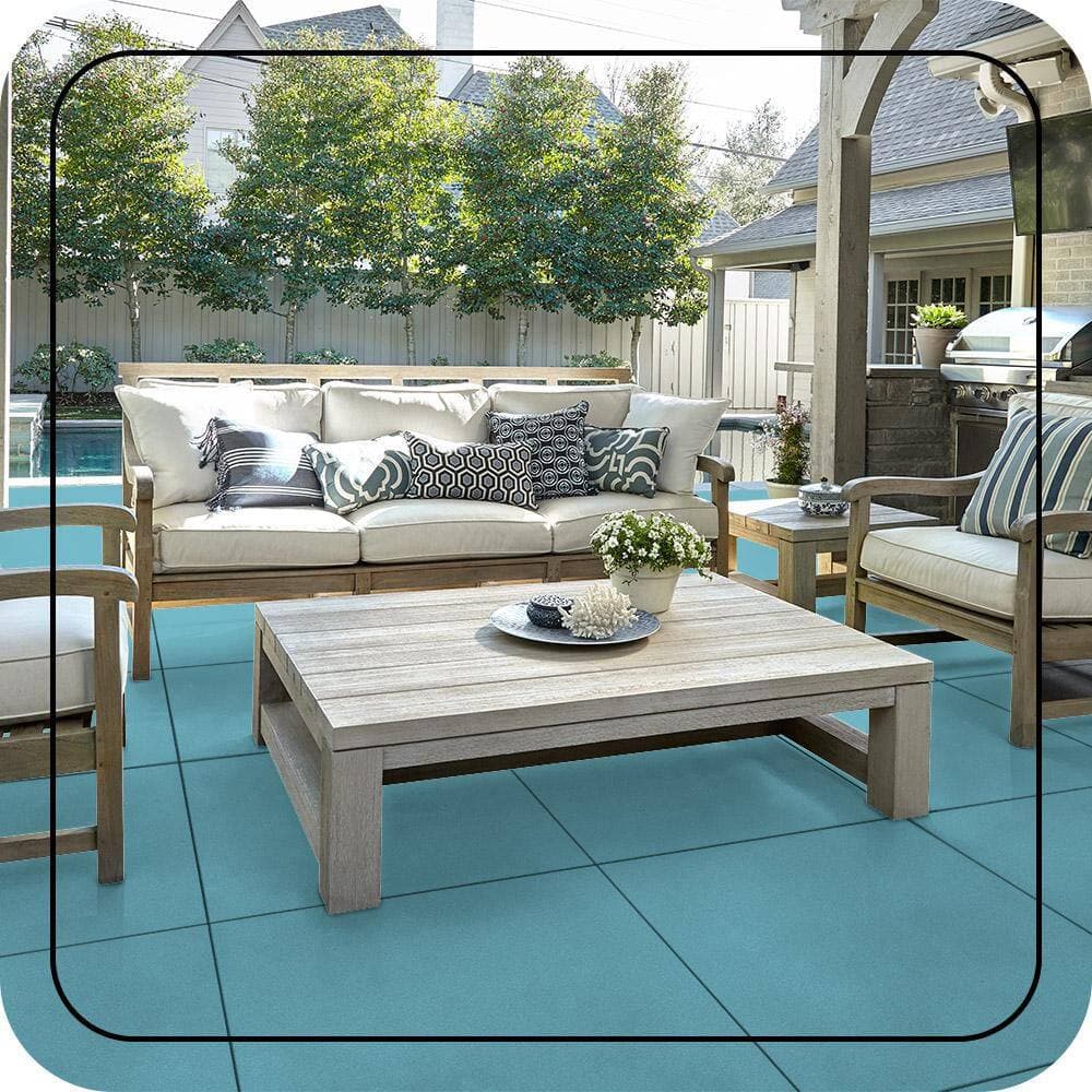 BEHR PREMIUM #S460-3 Textured Low-Lustre Enamel Interior/Exterior Porch and Patio Anti-Slip Floor Paint (3)