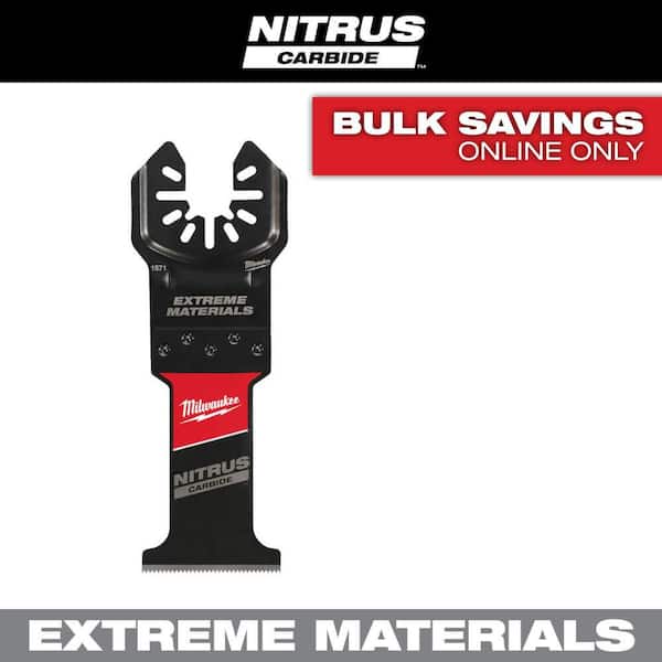 Milwaukee 1-3/8 in. Nitrus Carbide Universal Fit Extreme Materials Cutting Oscillating Multi-Tool Blade (1-Pack) (2)