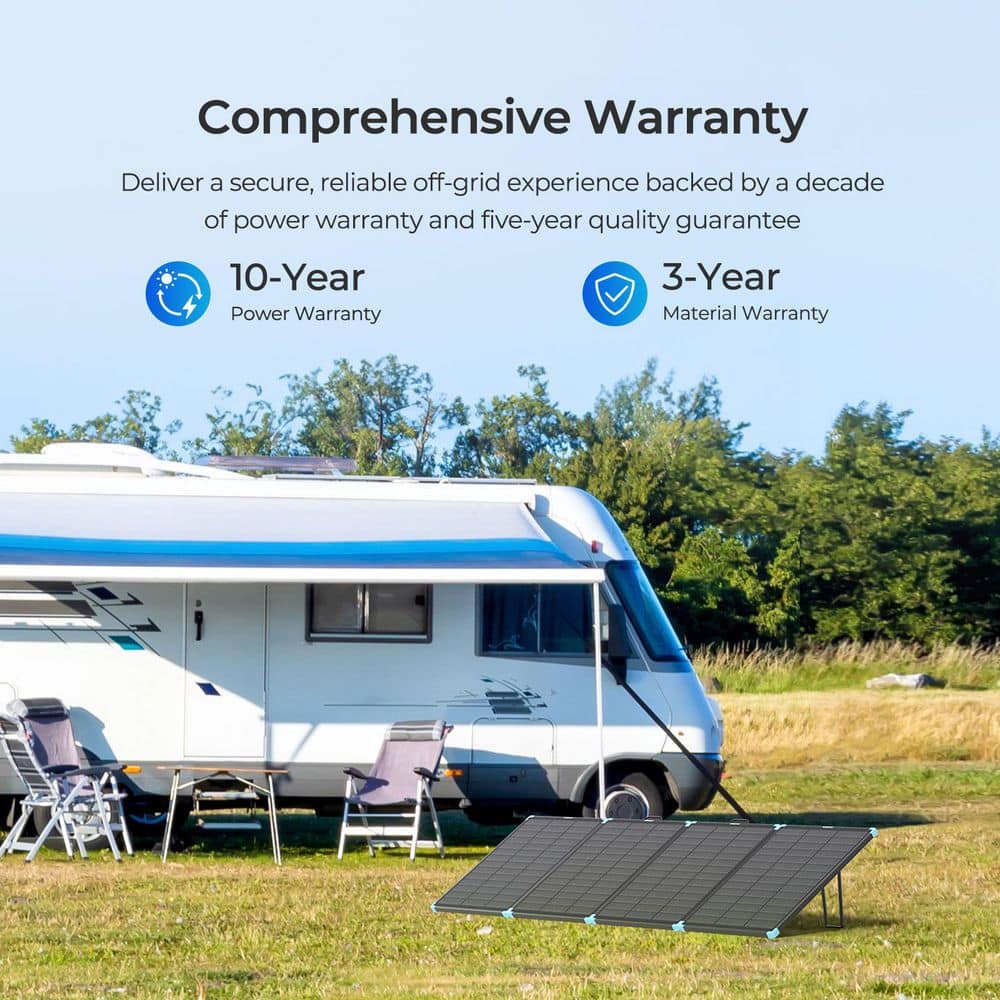 Renogy 300-Watt Monocrystalline Lightweight Solar Panel Suitcase, 16BB N-Type Waterproof for RV Camping, Portable, Foldable (2)