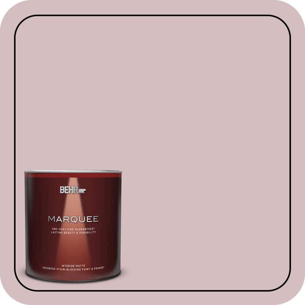 BEHR MARQUEE 1 qt. #PPU17-09 Embroidery Matte Interior Paint & Primer