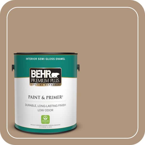 BEHR PREMIUM PLUS Home Decorators Collection #HDC-WR14-3 Roasted Hazelnut Enamel Interior/Exterior Paint & Primer Color Sample (2)