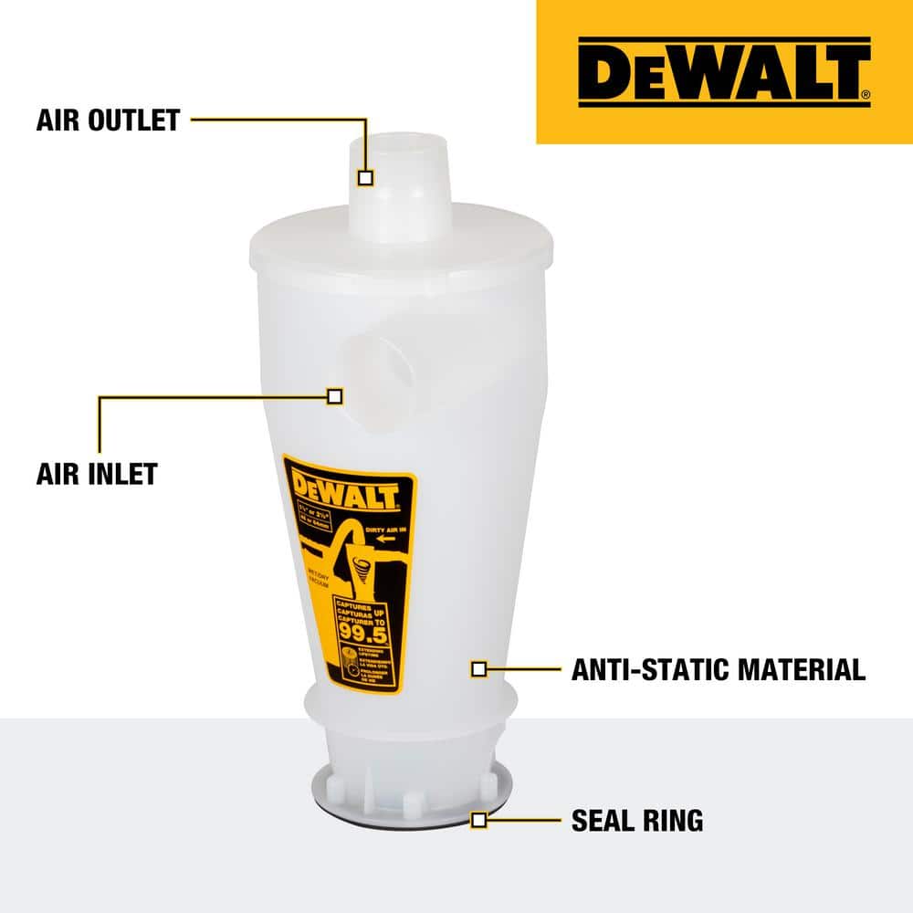 DEWALT Dust Separator for Wet/Dry Vacuums (3)
