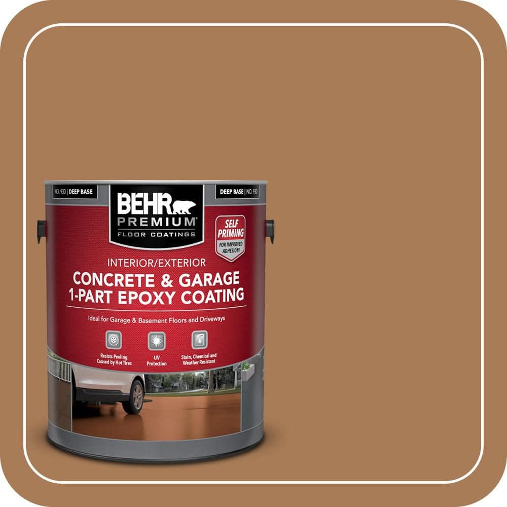 BEHR PREMIUM #S270-7 Self-Priming 1-Part Epoxy Satin Interior/Exterior Concrete and Garage Floor Paint (1)