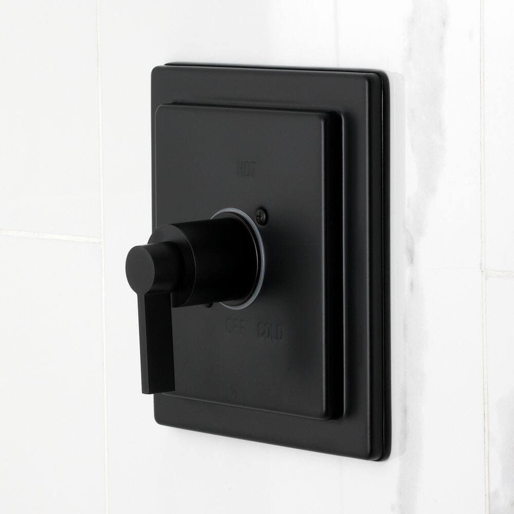 Kingston Brass NuvoFusion 1-Handle 1-Spray Tub and Shower Faucet 1.8 GPM in Matte Black (3)