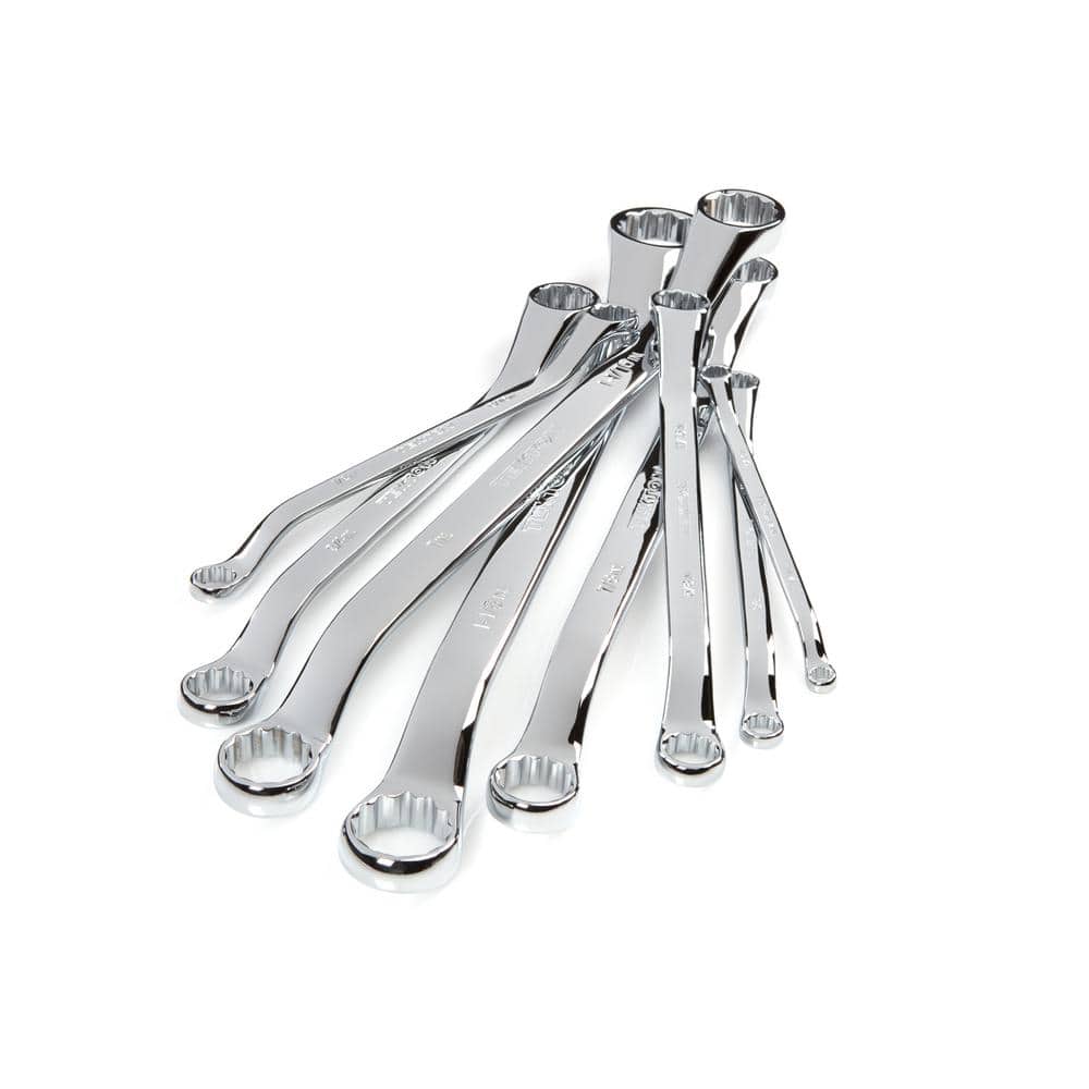 TEKTON 45-Degree Offset Box End Wrench Set, 8-Piece (1/4 - 1-1/4 in.) - Pouch (2)