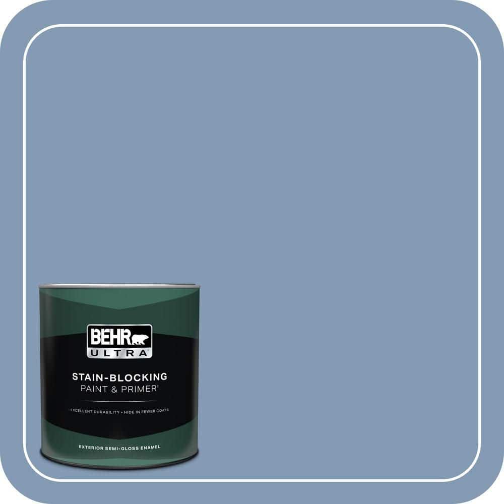 BEHR ULTRA 1 qt. #MQ5-51 Mystery Semi-Gloss Enamel Exterior Paint & Primer