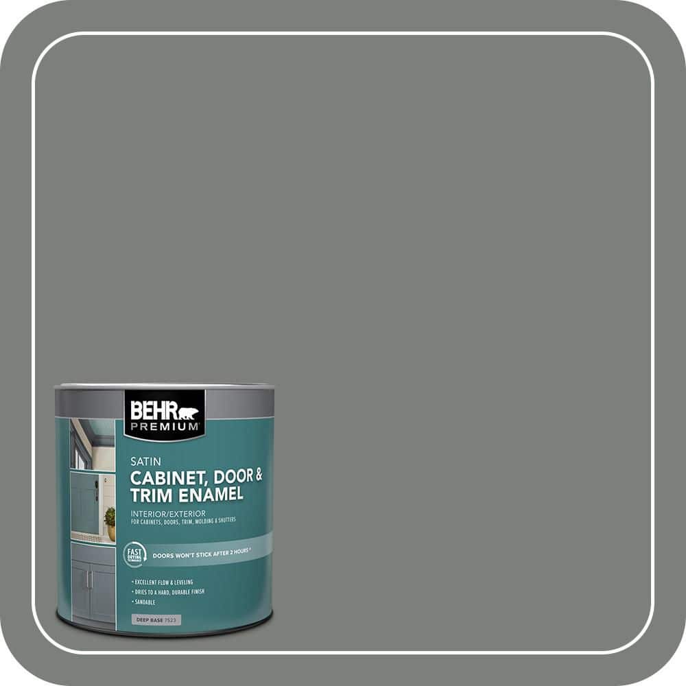 BEHR PREMIUM 1 qt. #MQ6-20 Coastal Storm Satin Enamel Interior/Exterior Cabinet, Door & Trim Paint