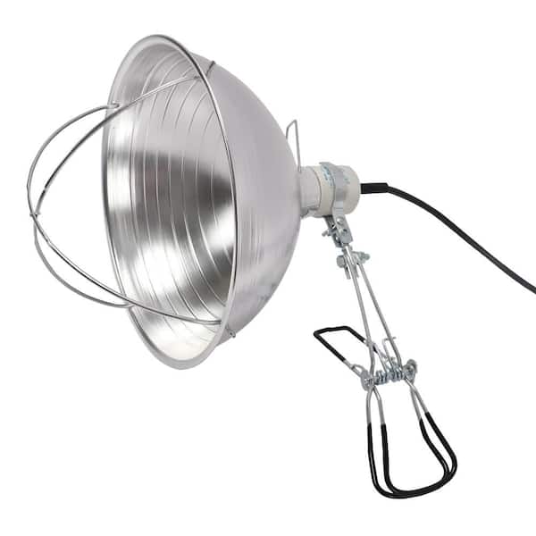 HDX 10-1/2 in. 300-Watt Incandescent Heavy Duty Heat Lamp Clamp Light