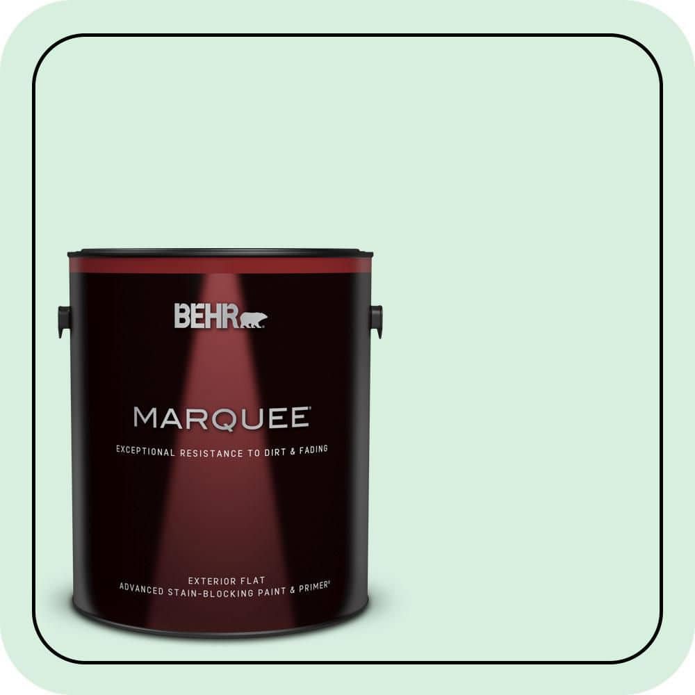 BEHR MARQUEE 1 gal. #P410-1 Pondscape Flat Exterior Paint & Primer