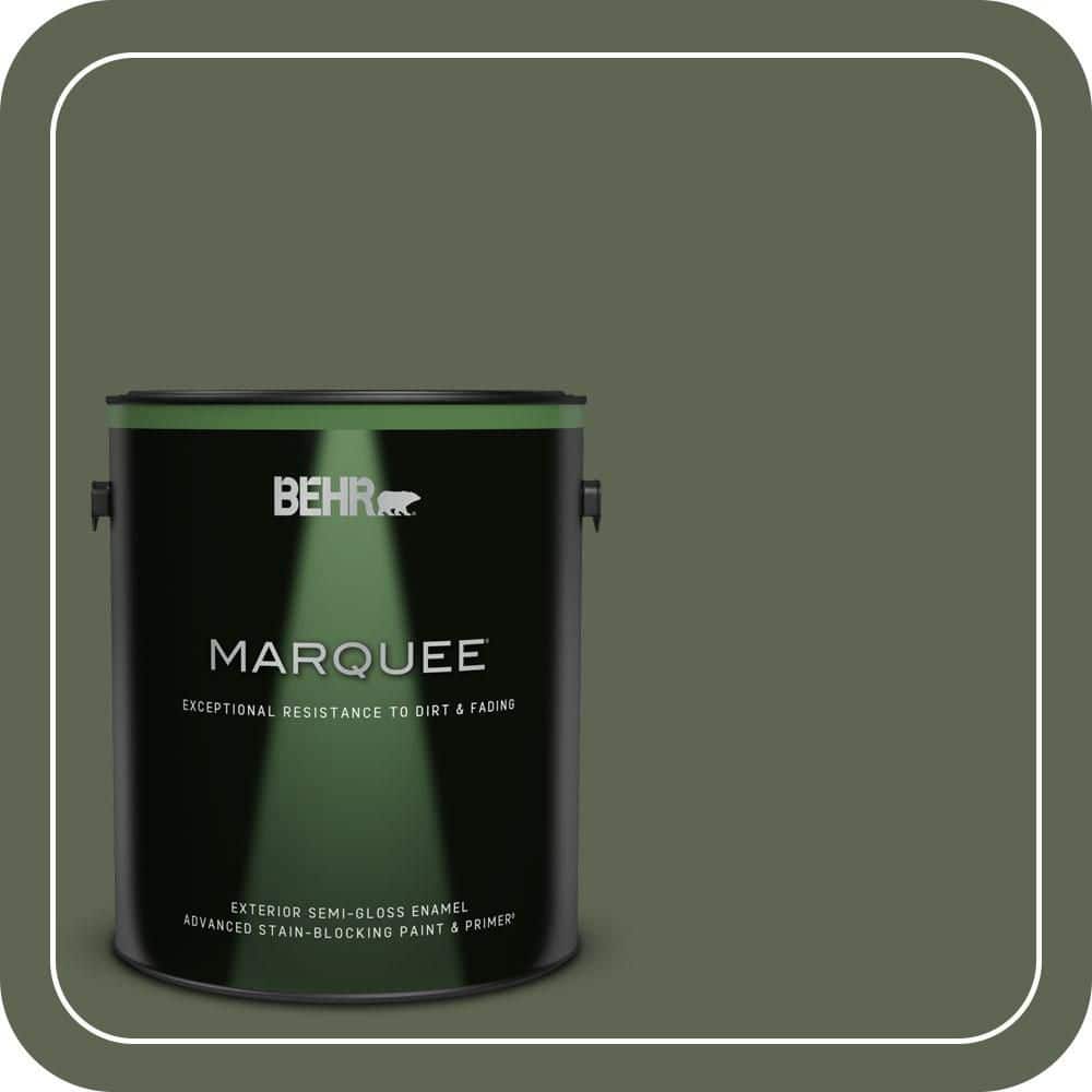 BEHR MARQUEE 1 gal. #N390-7 Cypress Vine Semi-Gloss Enamel Exterior Paint & Primer