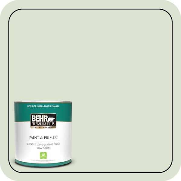 BEHR PREMIUM PLUS #430E-2 Mystical Sea Enamel Low Odor & Primer (4)