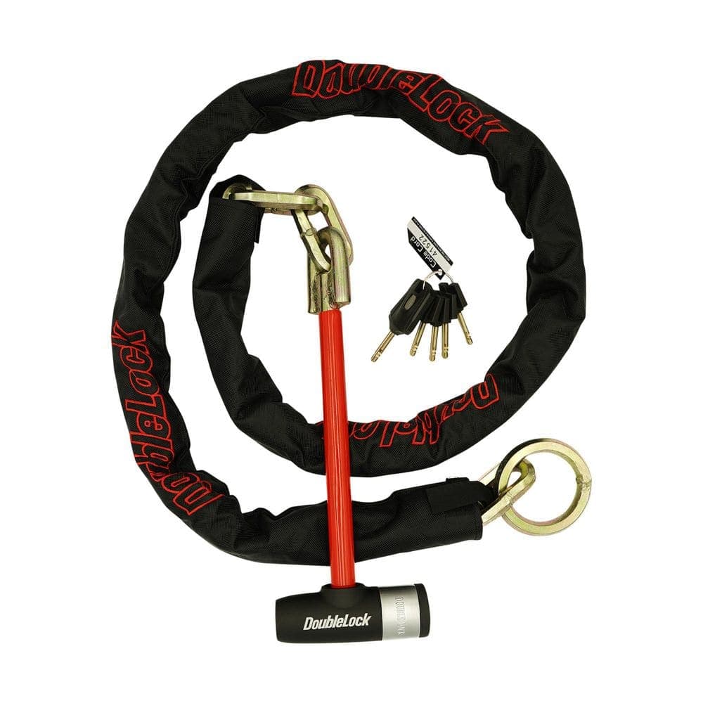 DoubleLock Hammerhead, 6.8 ft. Ultra Duty Hardened Steel Loop Chain with T-Bar Lock (1)