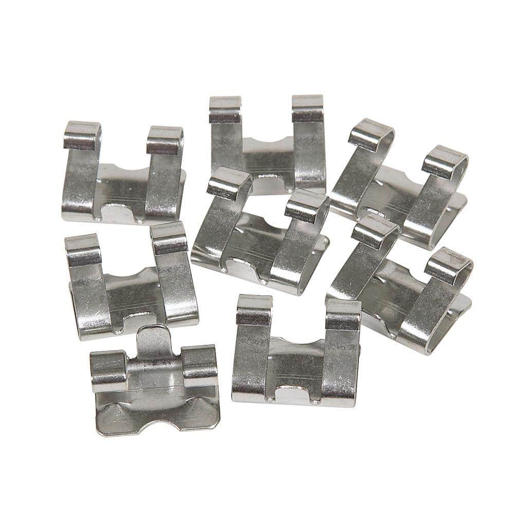 Amerimax Home Products Stainless Steel Hinged Gutter Guard Clips (8-Pack)